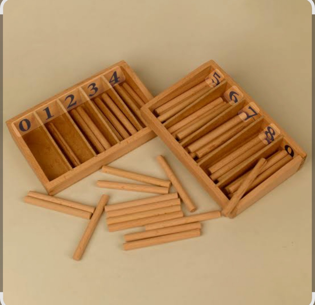 Montessori spindle Box